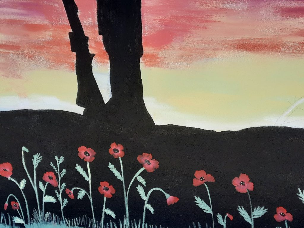 Poppy mural
